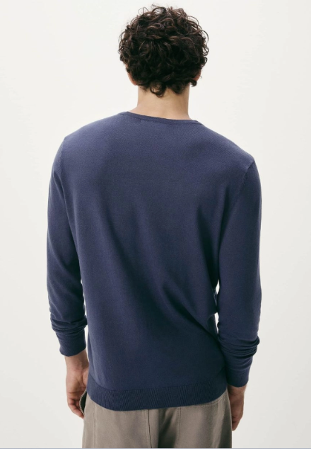 Suéter Básico Hering Regular Masculino - Azul