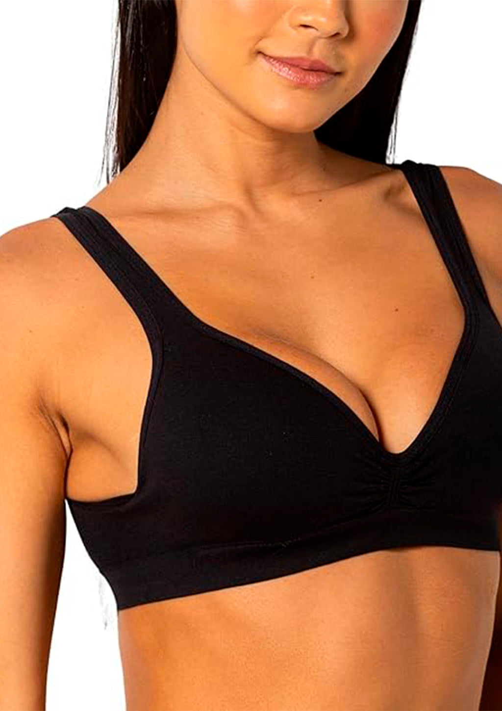 Sutiã Top Daily Básico Trifil Sem Costura Com Bojo Feminino