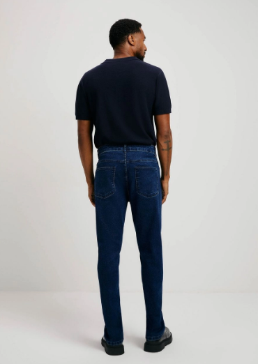 Calça Jeans Hering Slim Masculina - Azul