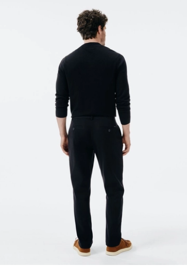 Calça Sarja Hering Taper Chino Masculina  - Preta
