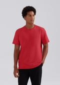 Camiseta Masculina Hering Comfort Em Malha Flamê - Vermelho