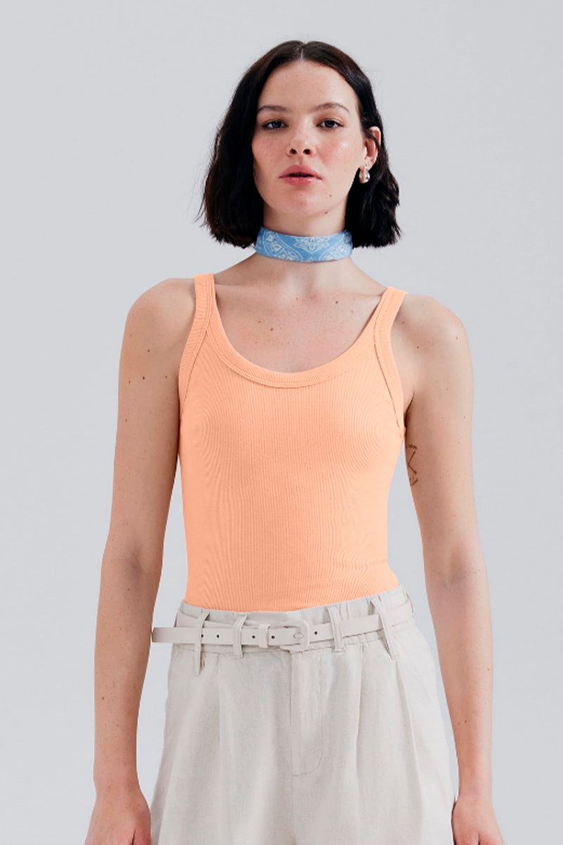 Blusa Regata Hering Feminina - Laranja