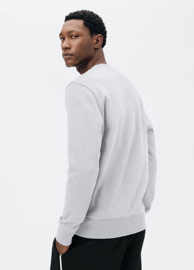Blusão Hering Básico  Comfort Em Moletom Peluciado Masculino - Cinza