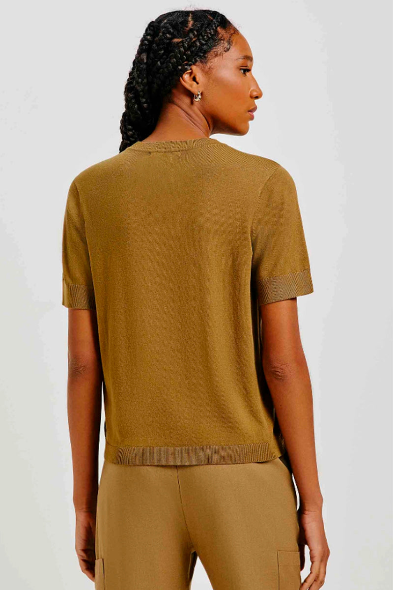 Blusa Hering Feminina Tricot Leve - Verde Militar