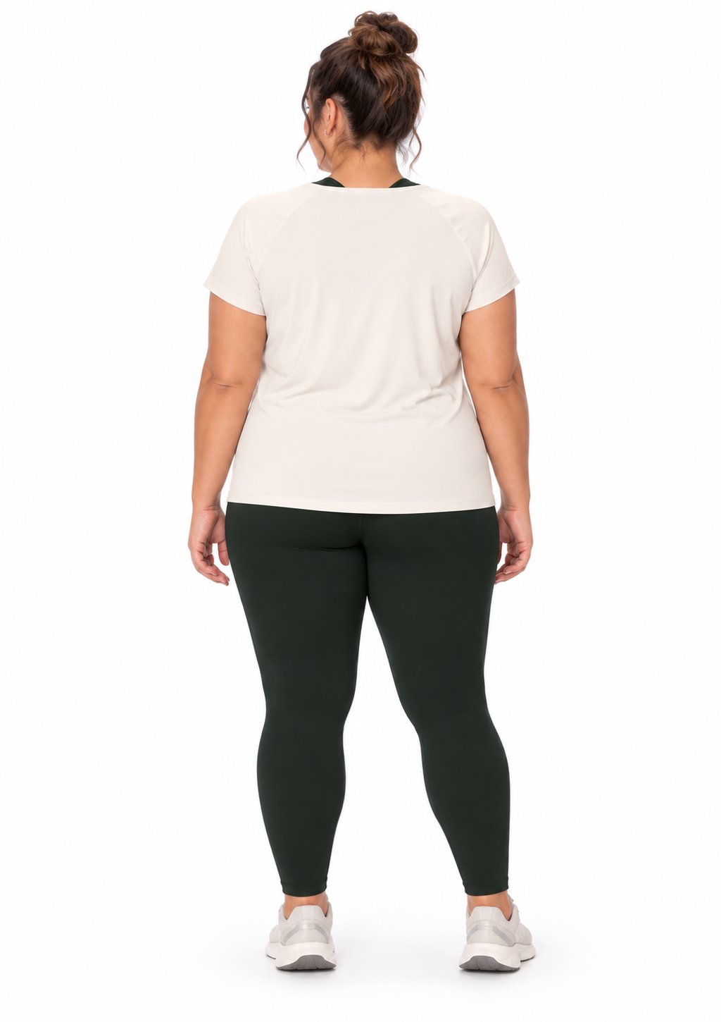 Camiseta Fitness Dry Secagem Rápida Plus Size Feminino Zee Rucci - Off White