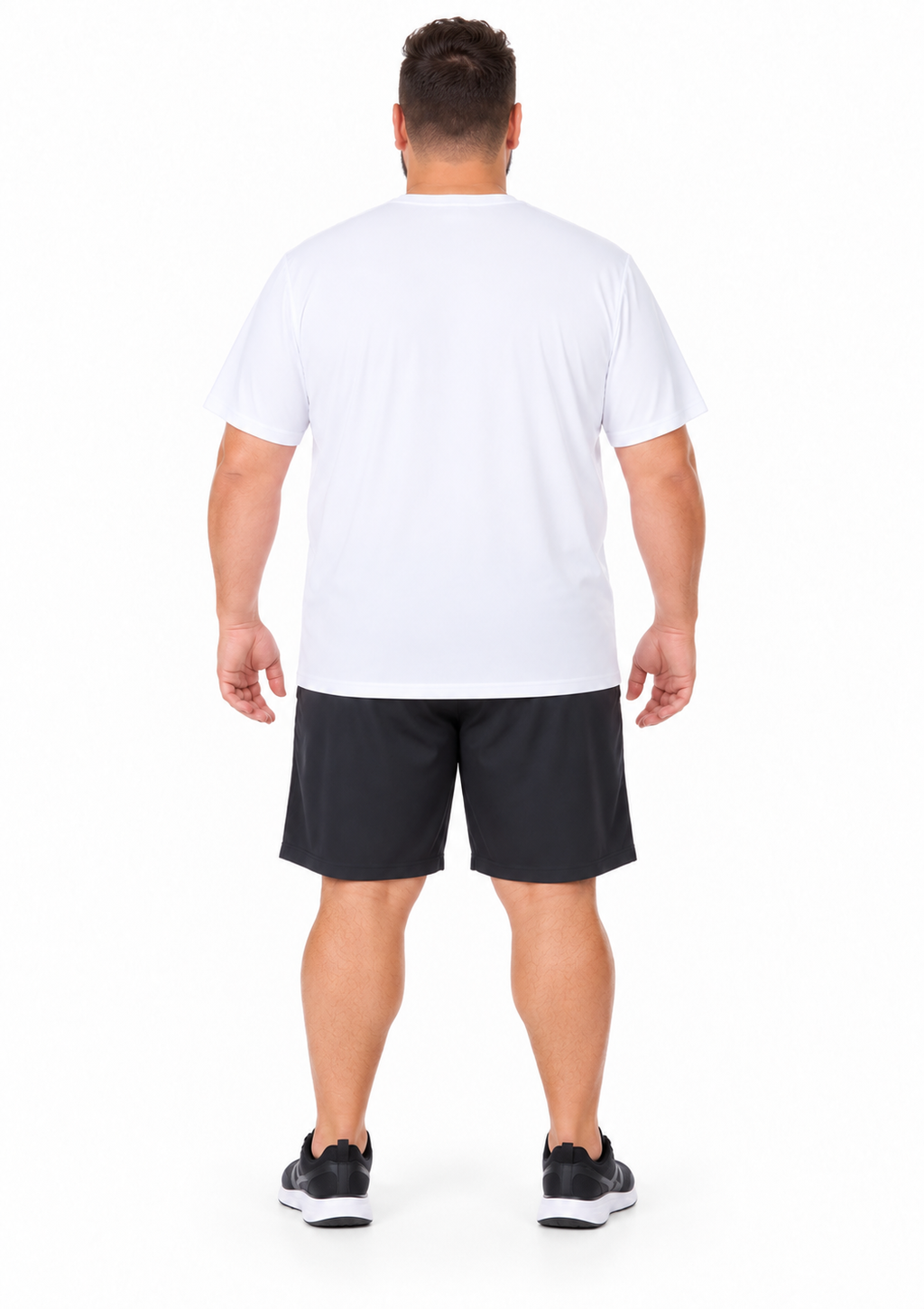 Camiseta Fitness Dry Secagem Rápida Plus Size Masculino Zee Rucci - Branco