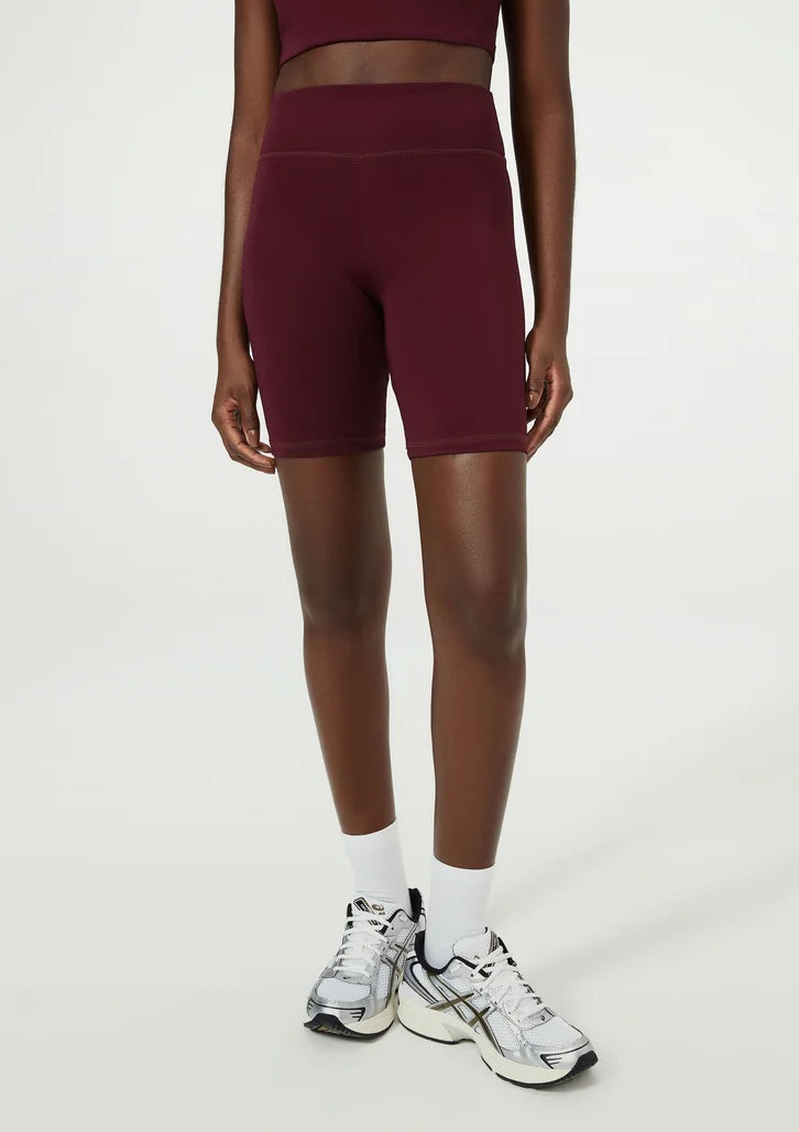 Bermuda Esportiva Hering Biker Com Fio Lycra Feminina - Vinho