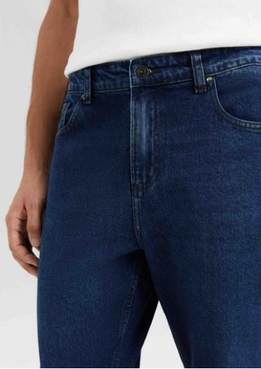 Calça Jeans Hering Básica Slim Masculina - Azul