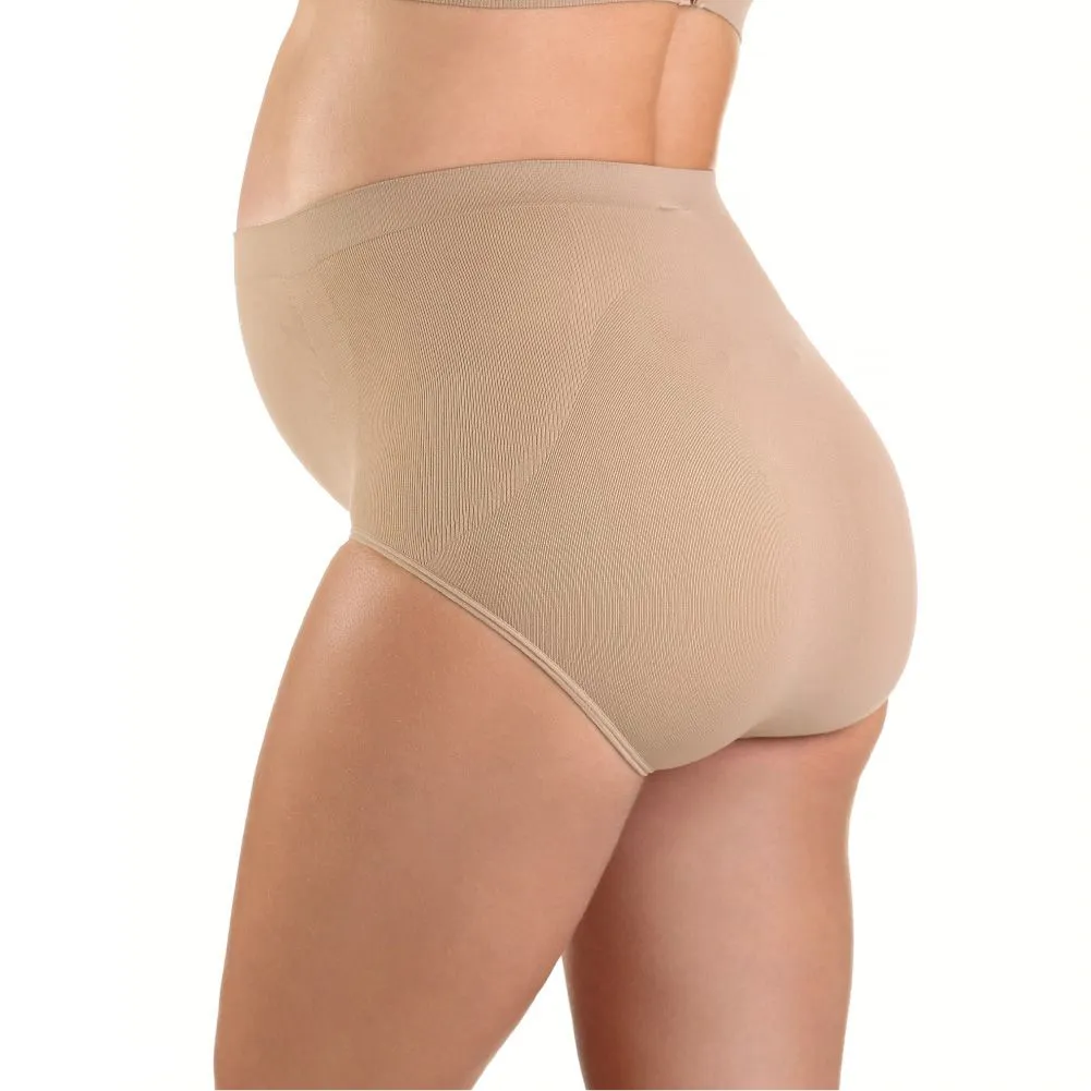 Calcinha Maternity Anatômica sem Costura Zee Rucci - Bege