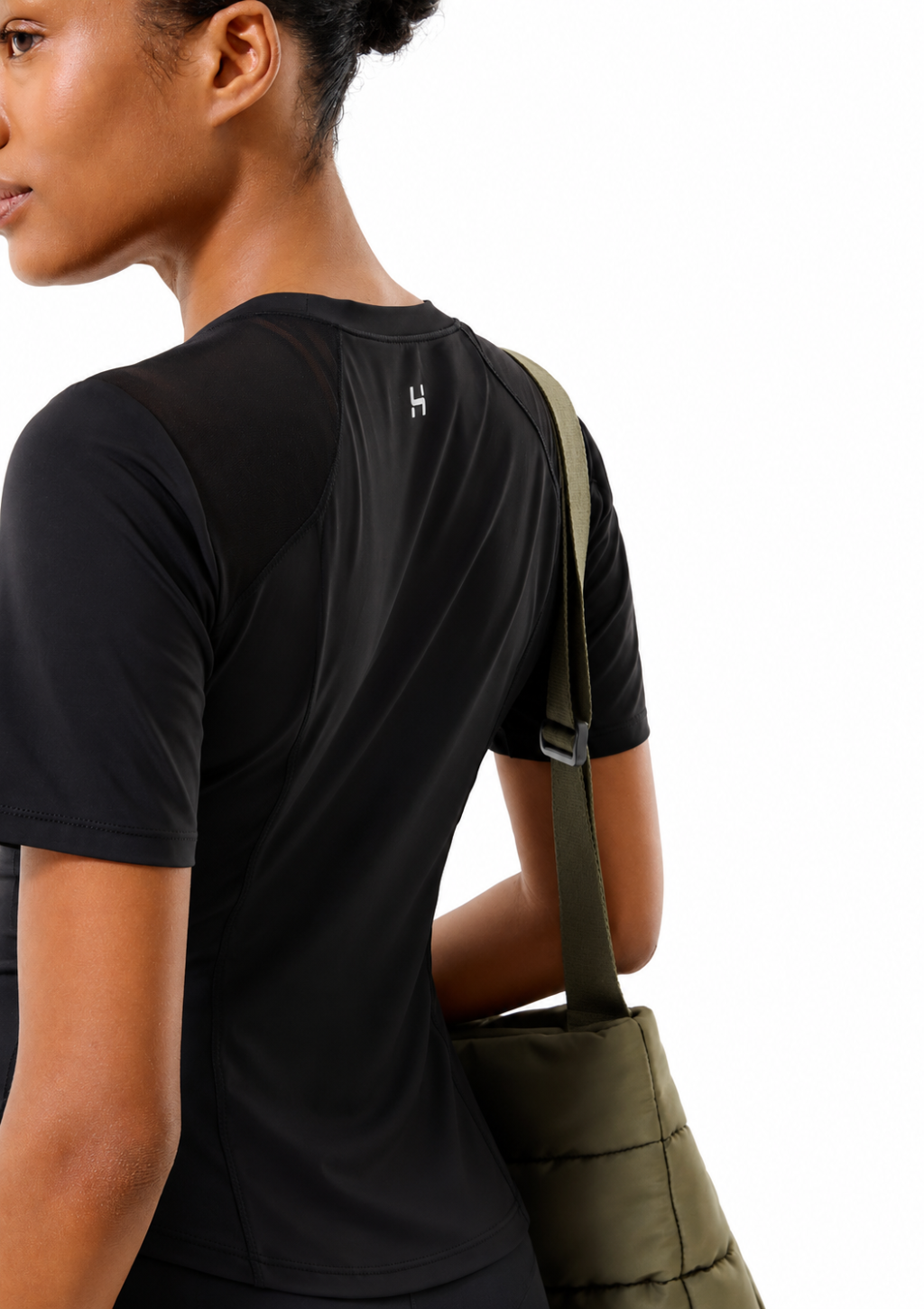 Camisa Manga Curta Feminina Hering Sports - Preto