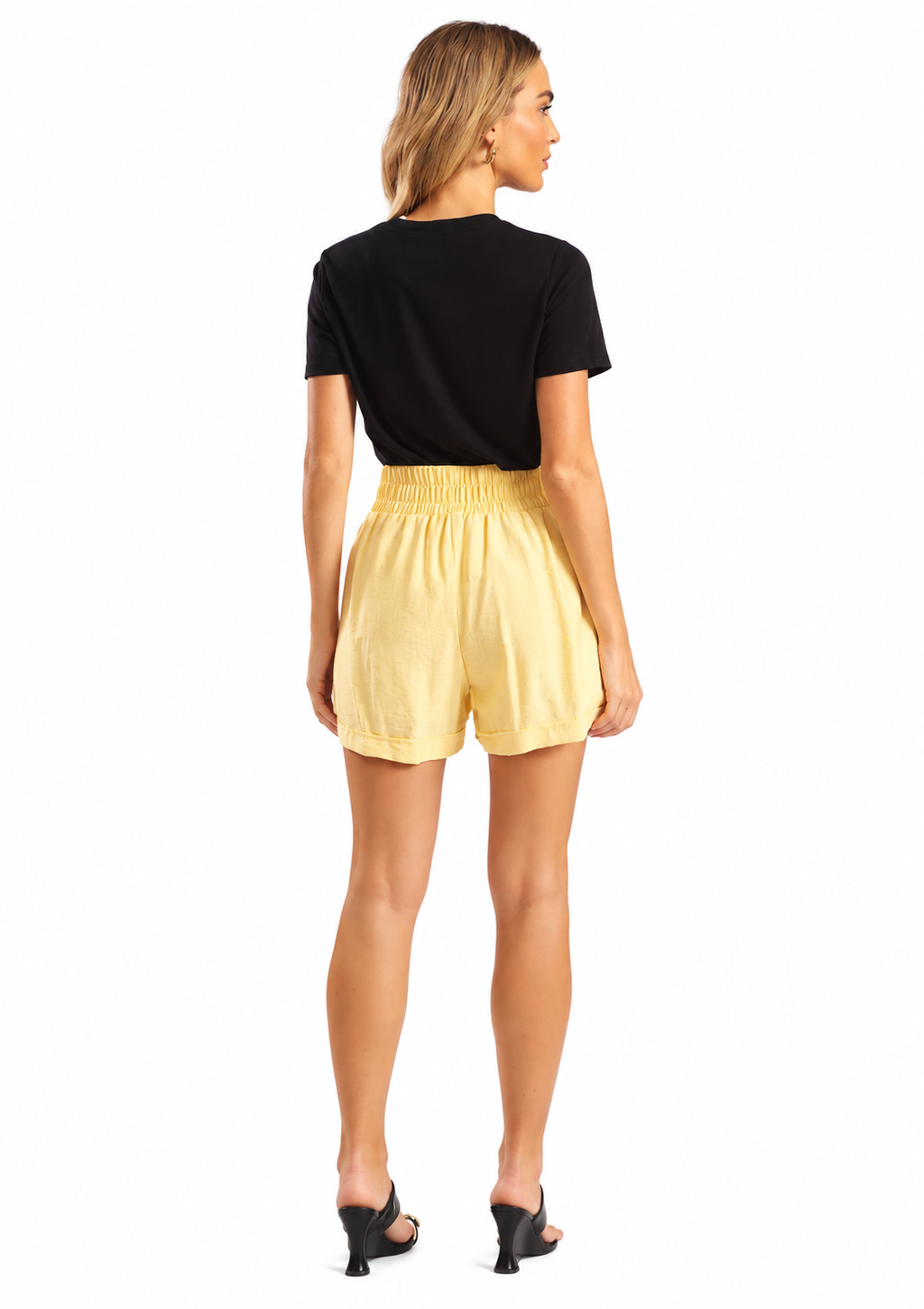 Camiseta Manga Curta Feminina Doce Trama - Preto