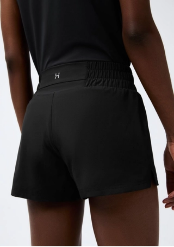 Shorts Hering Esportivo Feminino Runner Easy Care - Preto