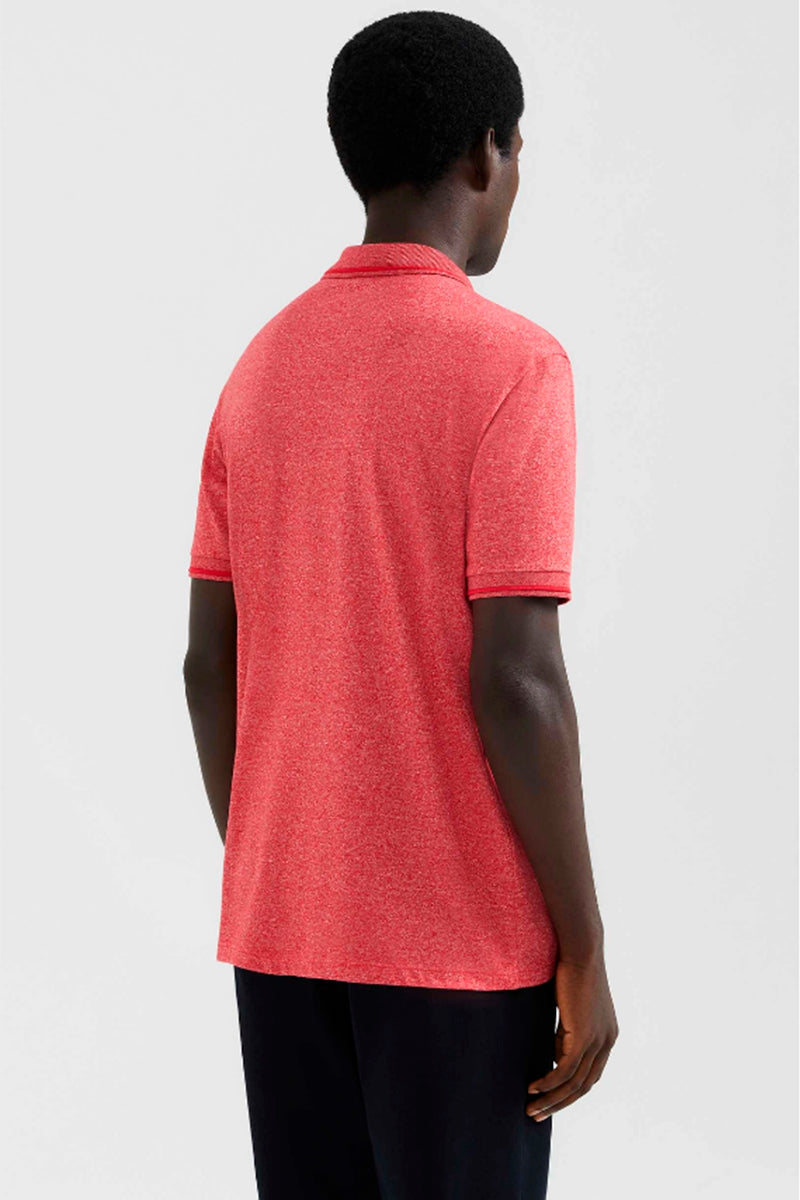 Camisa Polo Hering Em Malha Texturizada Masculina - Vermelha