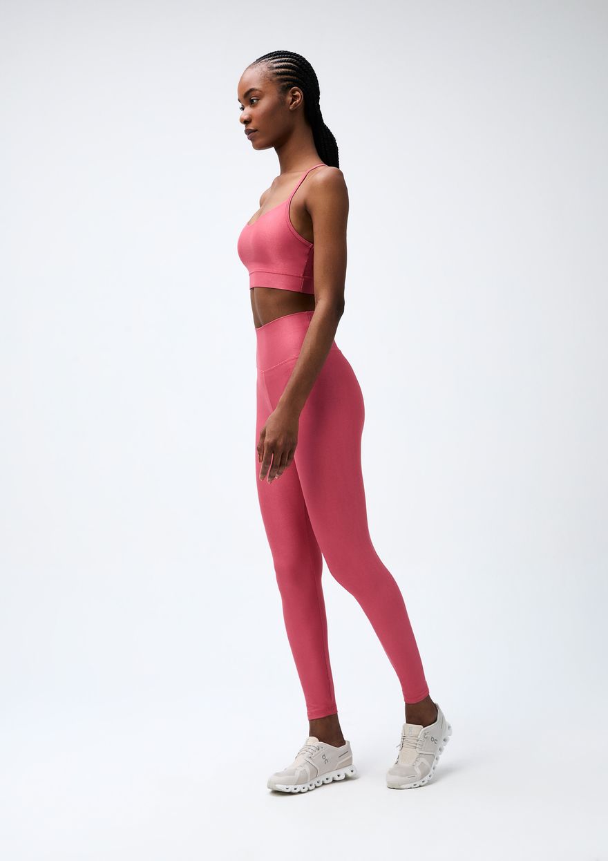 Calça Leggin Hering Esportiva Proteção UV Feminina - Rosa