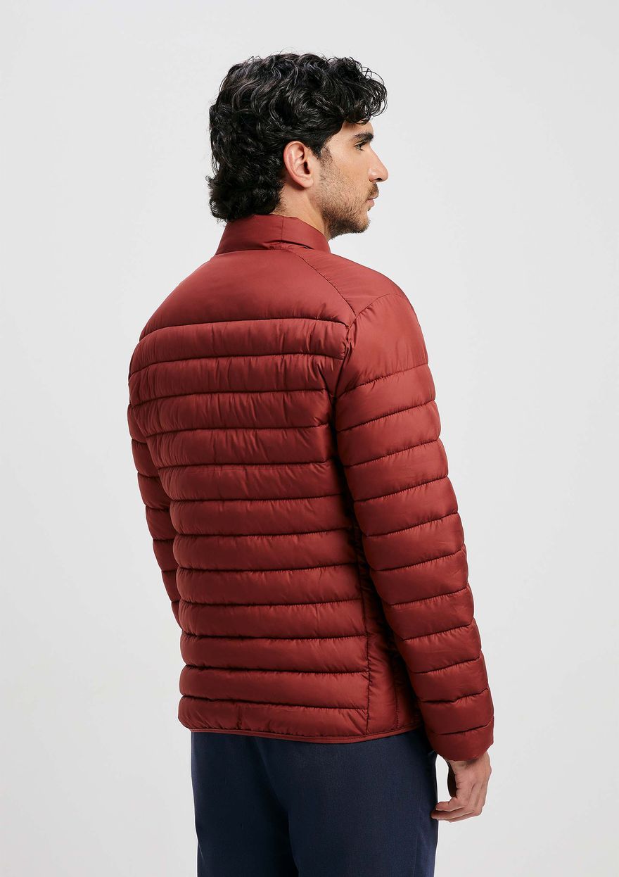 Jaqueta Hering Básica Masculina Puffer Matelassê - Vinho