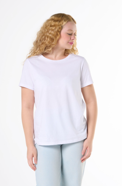Blusa Básica Hering Feminina - Branca