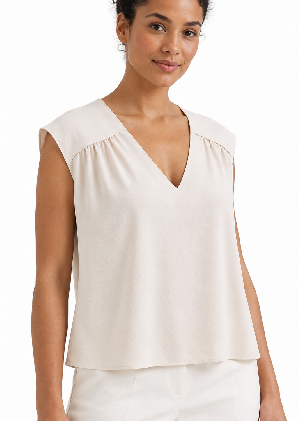 Blusa Muscle Tee Feminino Hering - Areia