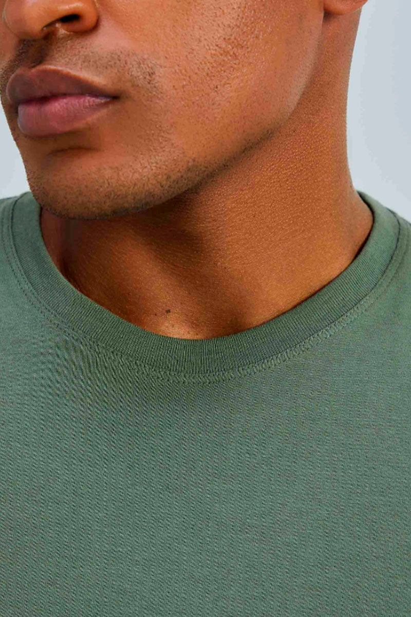 Camiseta Básica Hering World Masculina - Verde