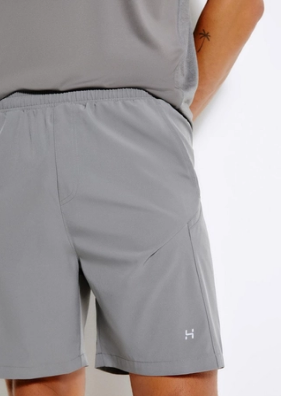 Bermuda Hering Esportiva Com Recorte Masculina - Cinza