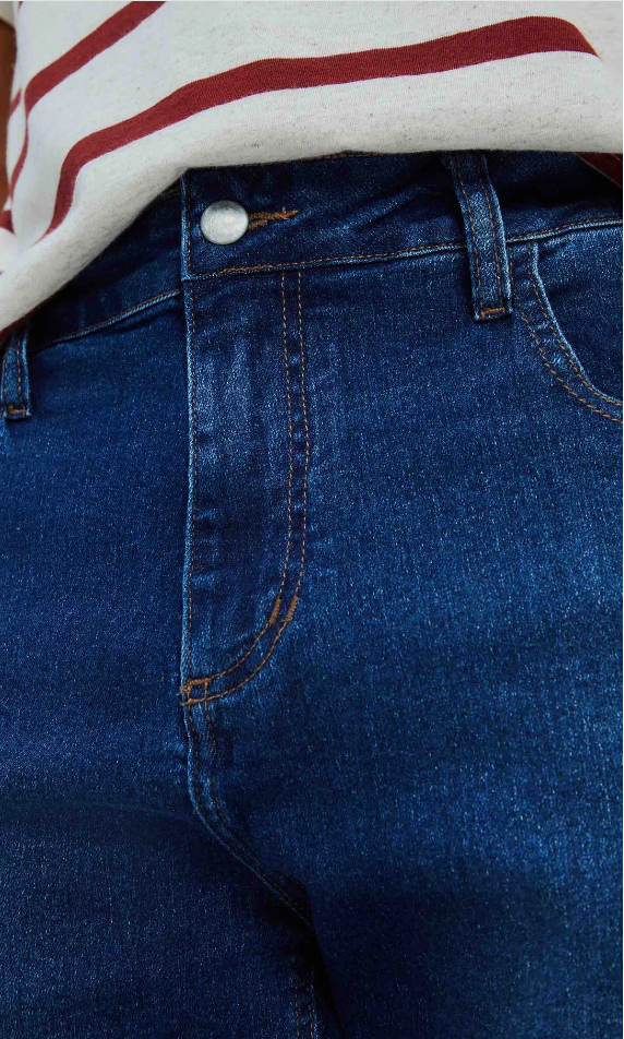Calça Jeans Hering Básica Reta Tradicional Masculina - Azul
