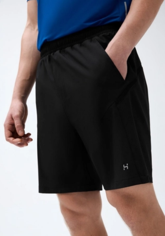 Bermuda Hering Esportiva Com Recorte Masculina - Preta