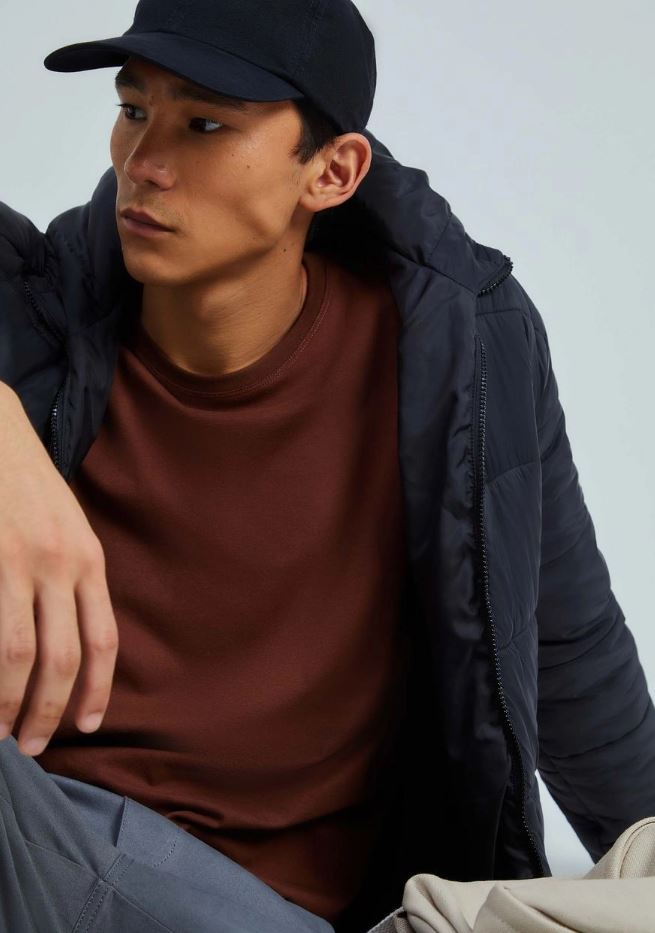 Camiseta Hering Masculina - Marrom
