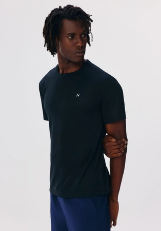 Camiseta Esportiva Hering Masculina - Preta