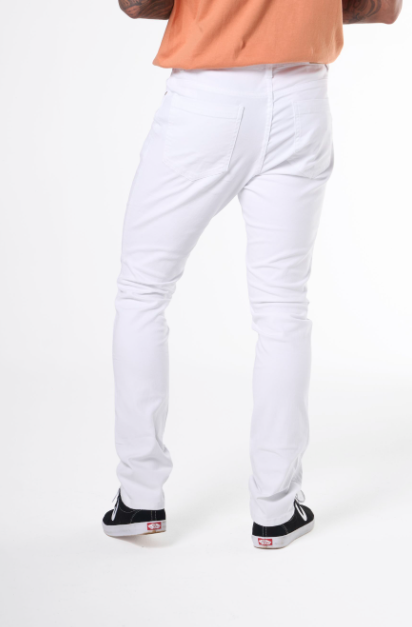 Calça Básica Hering Masculina Em Sarja - Branca