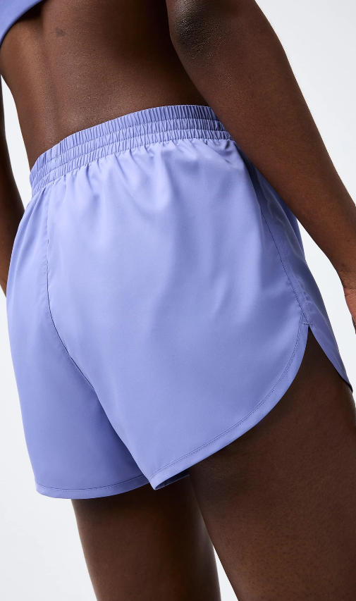 Shorts Esportivo Hering Feminino Runner Easy Care - Lilás
