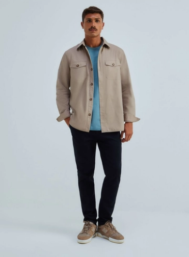 Calça Básica Hering Chino Slim Em Sarja Com Elastano Masculina - Preta
