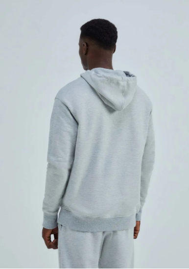 Blusão Hering Moletom Com Capuz  Masculino - Cinza Claro