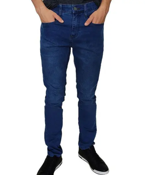 Calça Jeans Hering Skinny Soft Touch Masculina - Azul