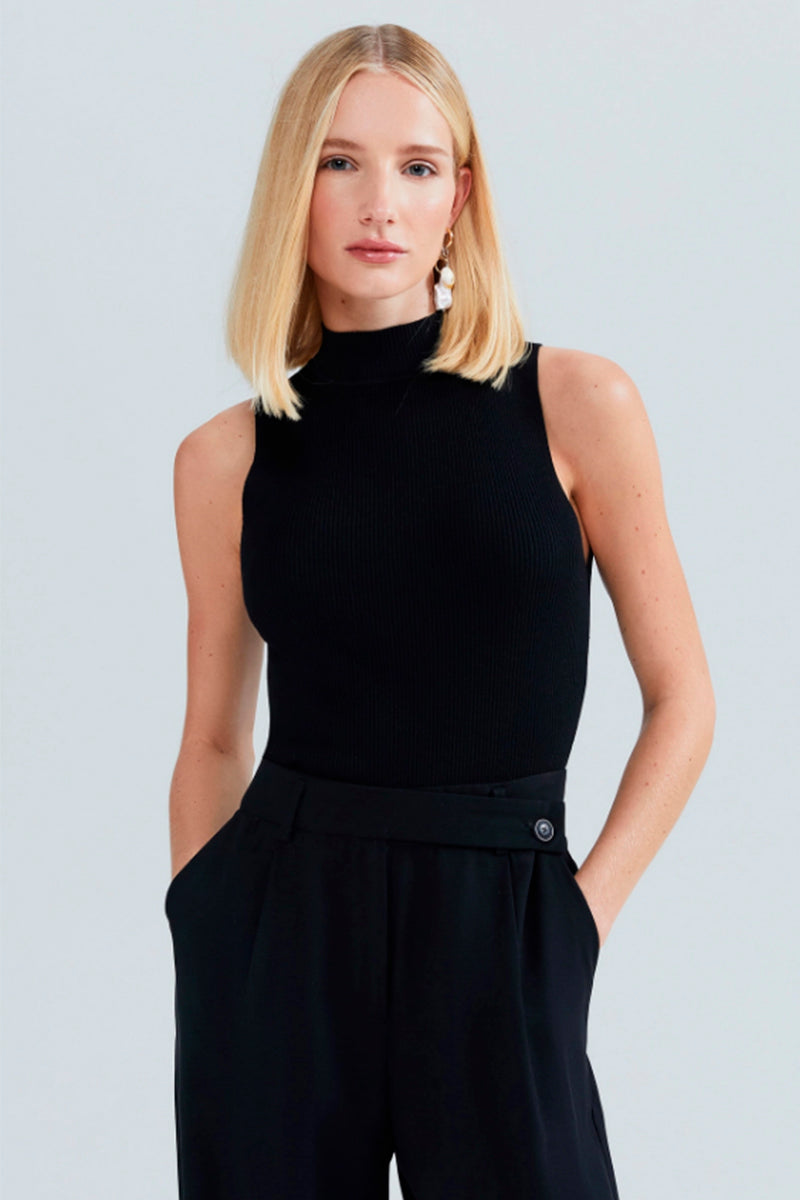 Blusa Regata Hering Feminina - Preta