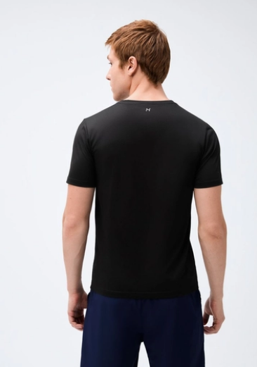 Camiseta Esportiva Hering Básica Ultra Masculina - Preta