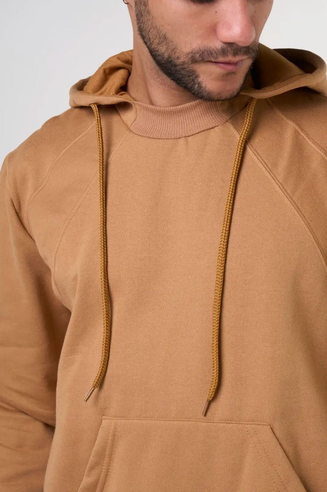 Blusão Moletom Nautima Com Capuz Masculina - Bege
