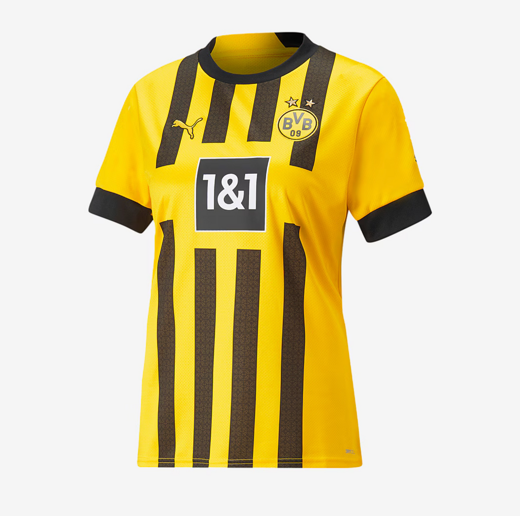Camiseta Puma BVB HOME Feminino - Amarelo e Preto