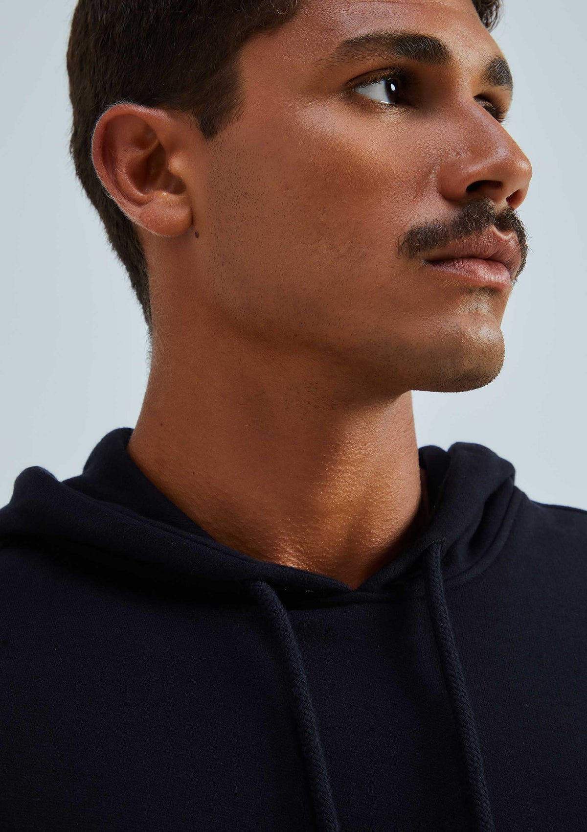 Blusão Básico Hering Moletom Peluciado Comfort Masculino - Preto