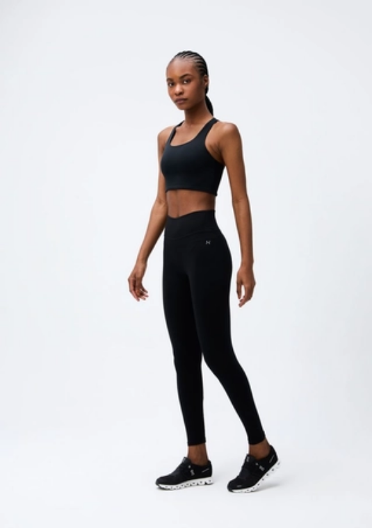 Top Hering Sports HERO Com Fio Lycra Feminino - Preto