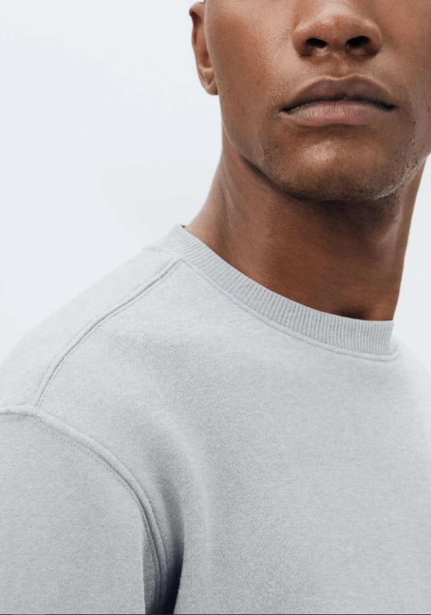 Blusão Hering Básico  Comfort Em Moletom Peluciado Masculino - Cinza