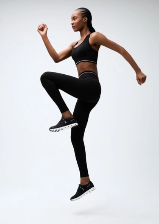 Calça Legging Hering Sem Costura Feminina - Preta