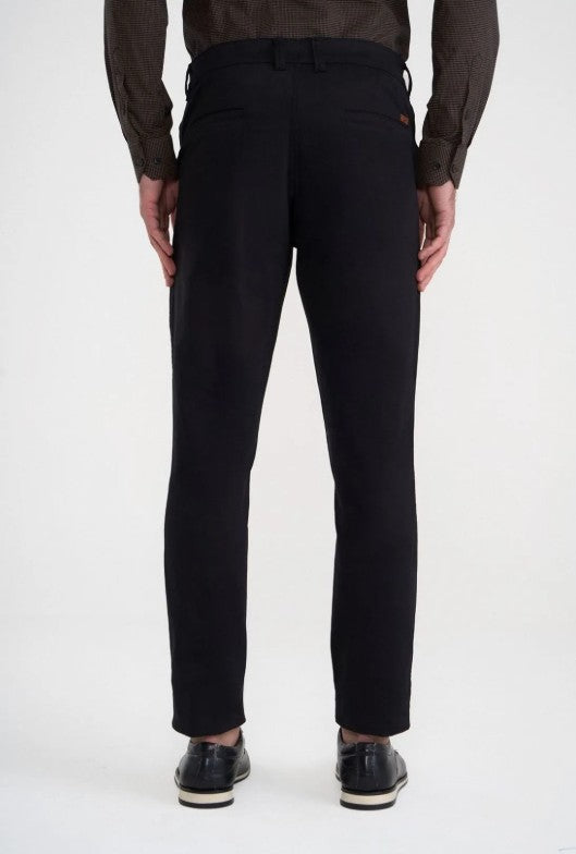 Calça  Krindges Sarja Slim Masculina – Preta