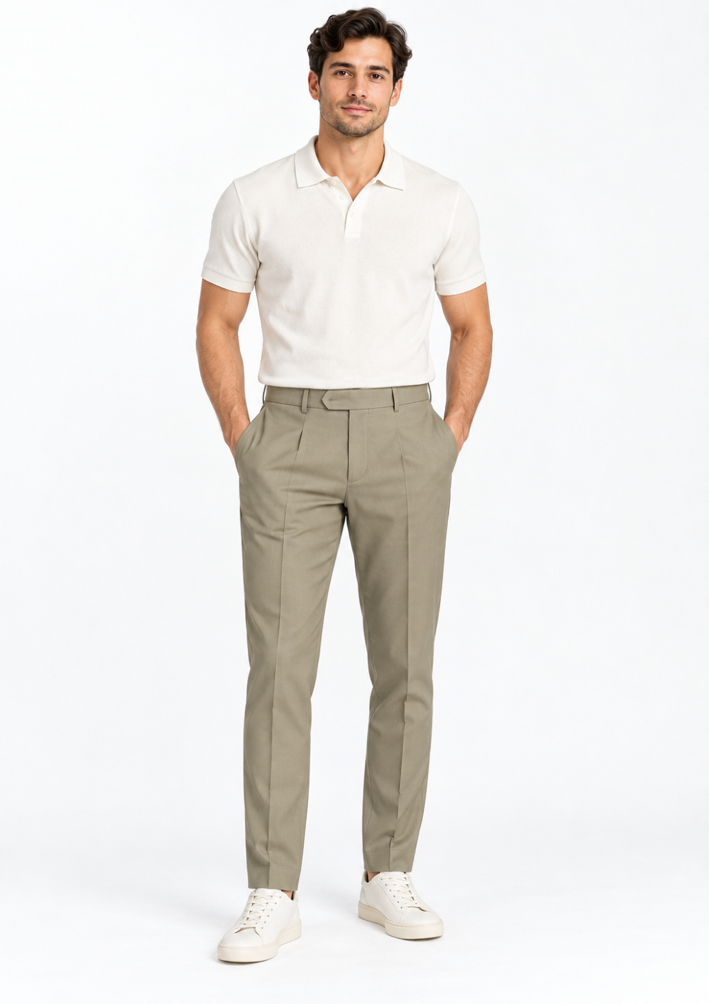Calça Techwear Viscose Streamline Masculino Arrow - Khaki