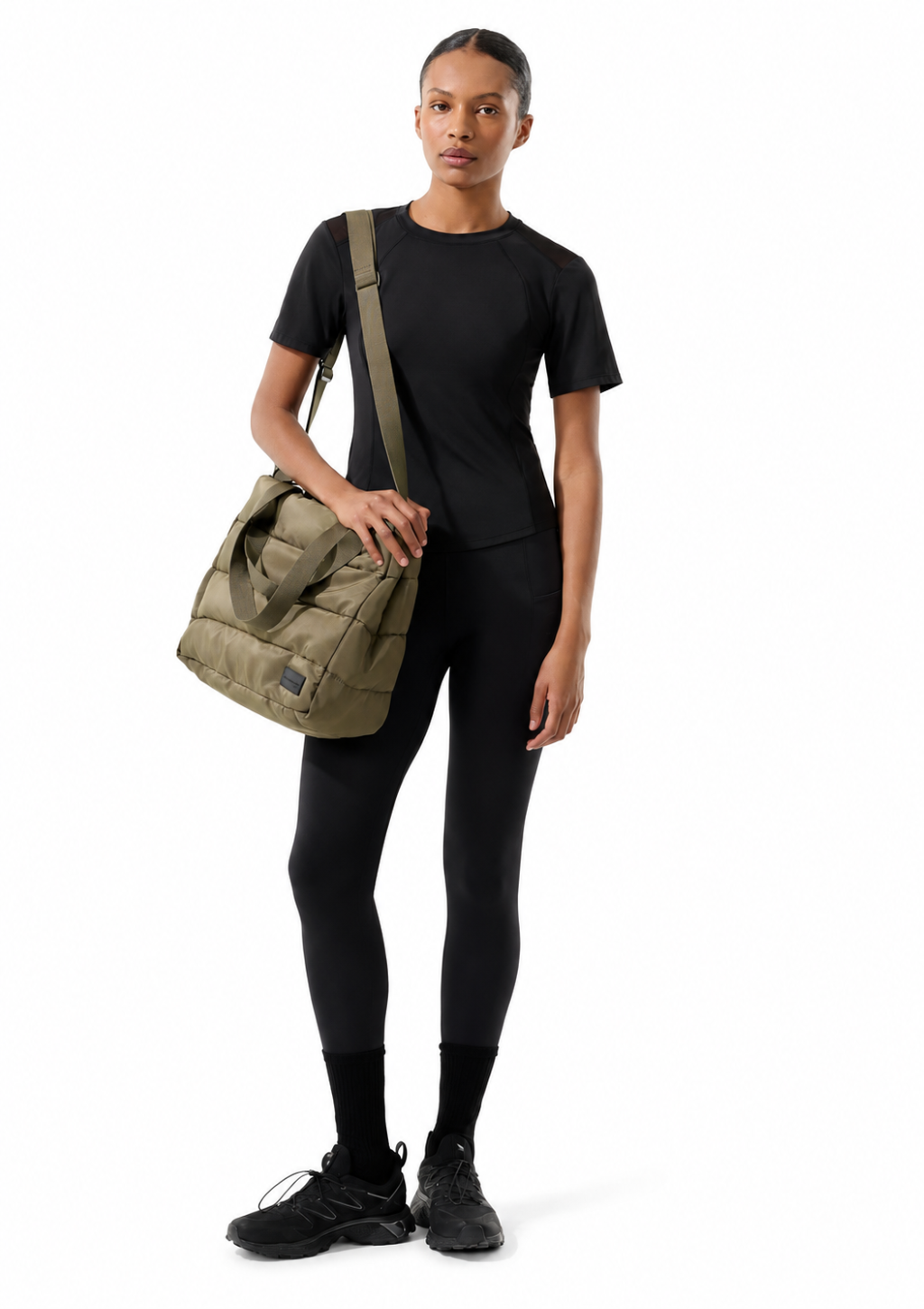 Camisa Manga Curta Feminina Hering Sports - Preto