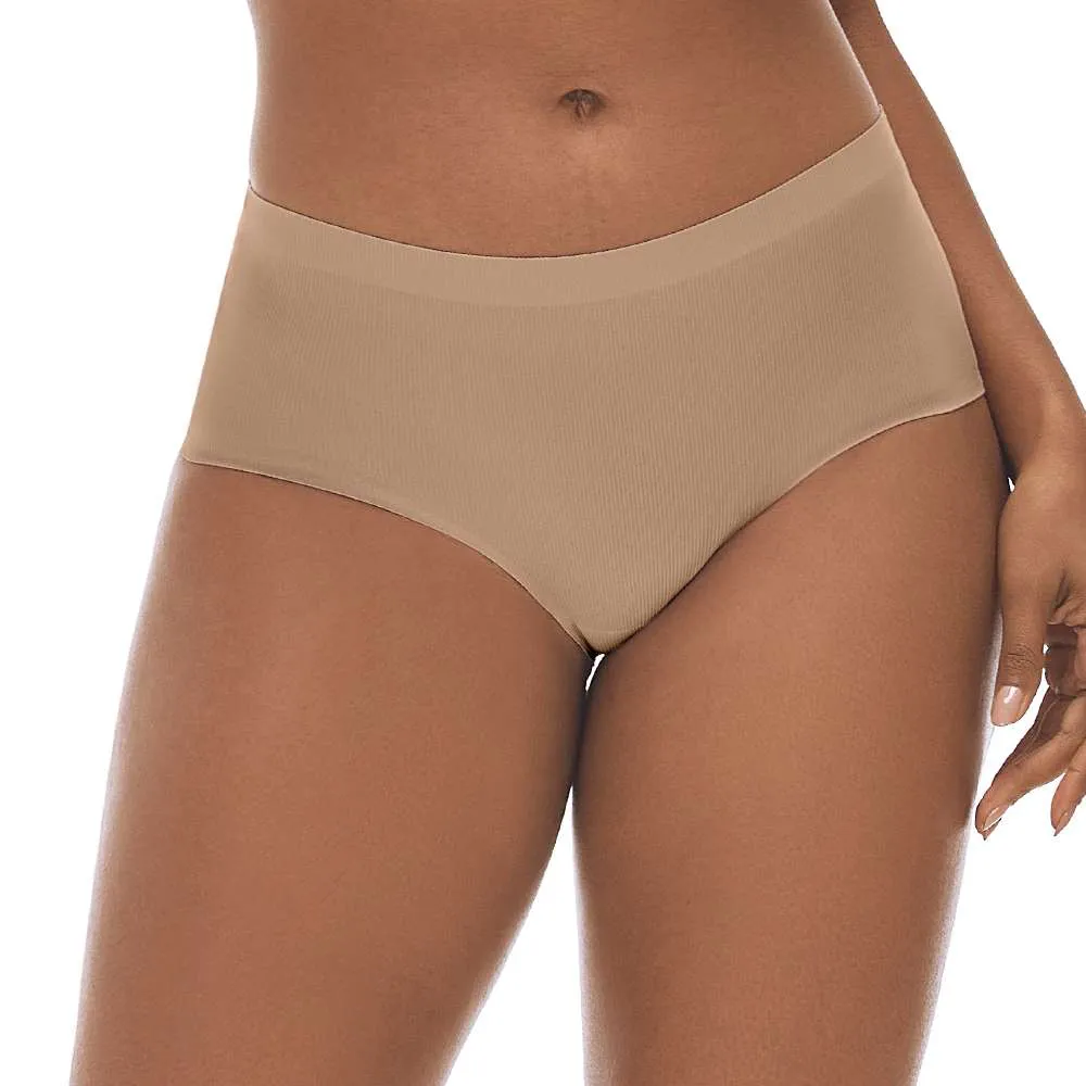 Calcinha Calecon Laser Termofusionada Forro Algodão Zee Rucci - Bege