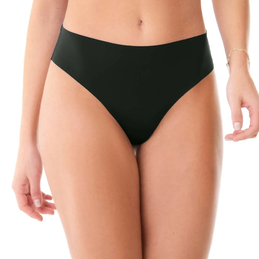 Calcinha Fio Duplo Corte à Laser Forro Algodão Zee Rucci - Preto