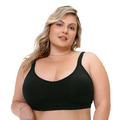 Sutiã Comfort Plus Size Bojo Macio Alta Cobertura Zee Rucci - Preto