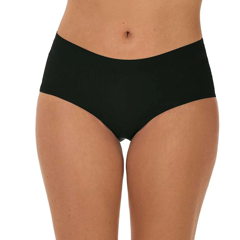 Calcinha Calecon Laser Termofusionada Forro Algodão Zee Rucci - Preto