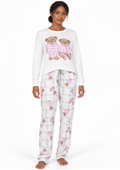 Pijama Estampa de Ursinhos Bear Friends Feminino Magiamix
