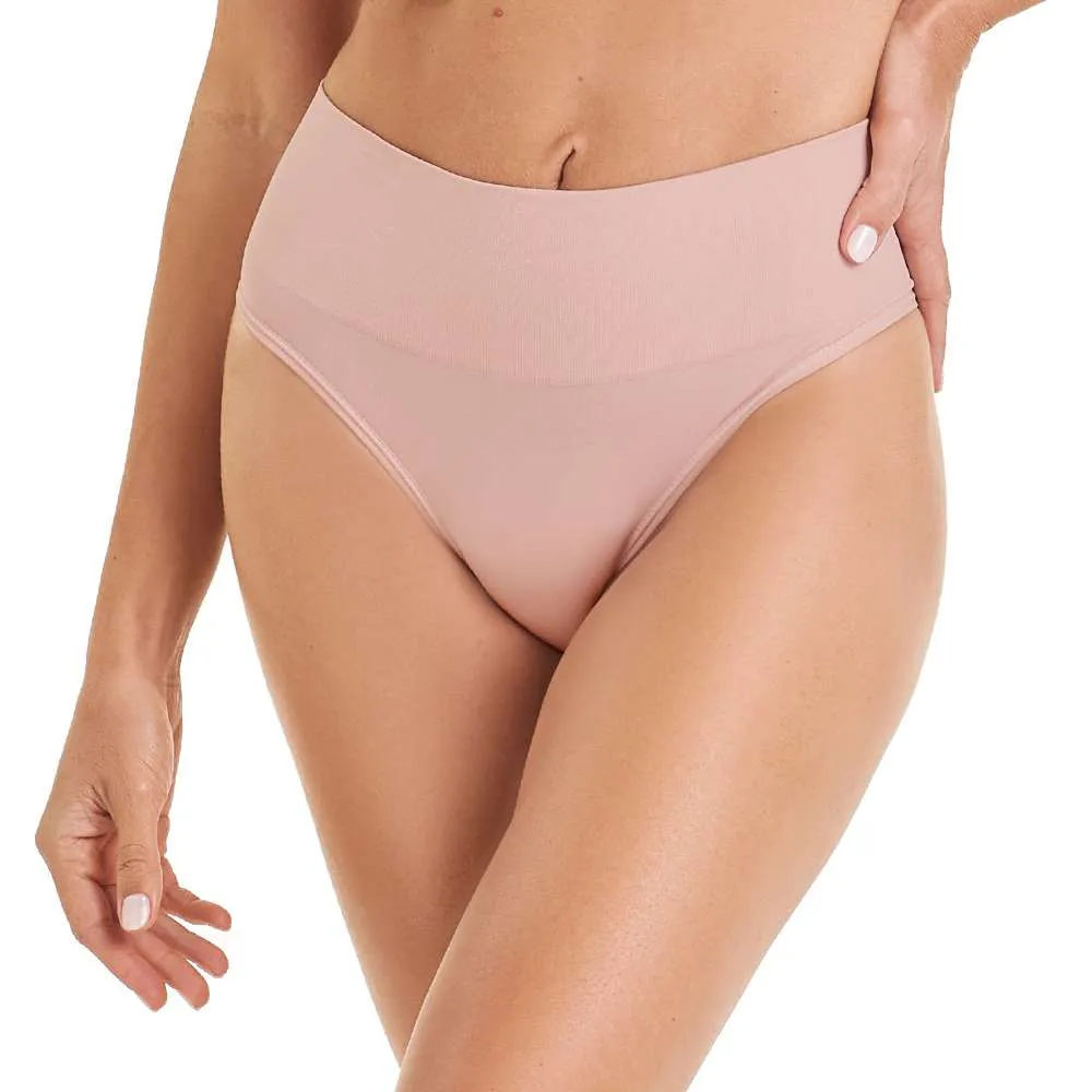 Calcinha Tanga Alta Nude Cotton Feminino Zee Rucci - Rosa
