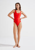 Maiô Alças Finas Com Fio Lycra Hering Feminino - Vermelho